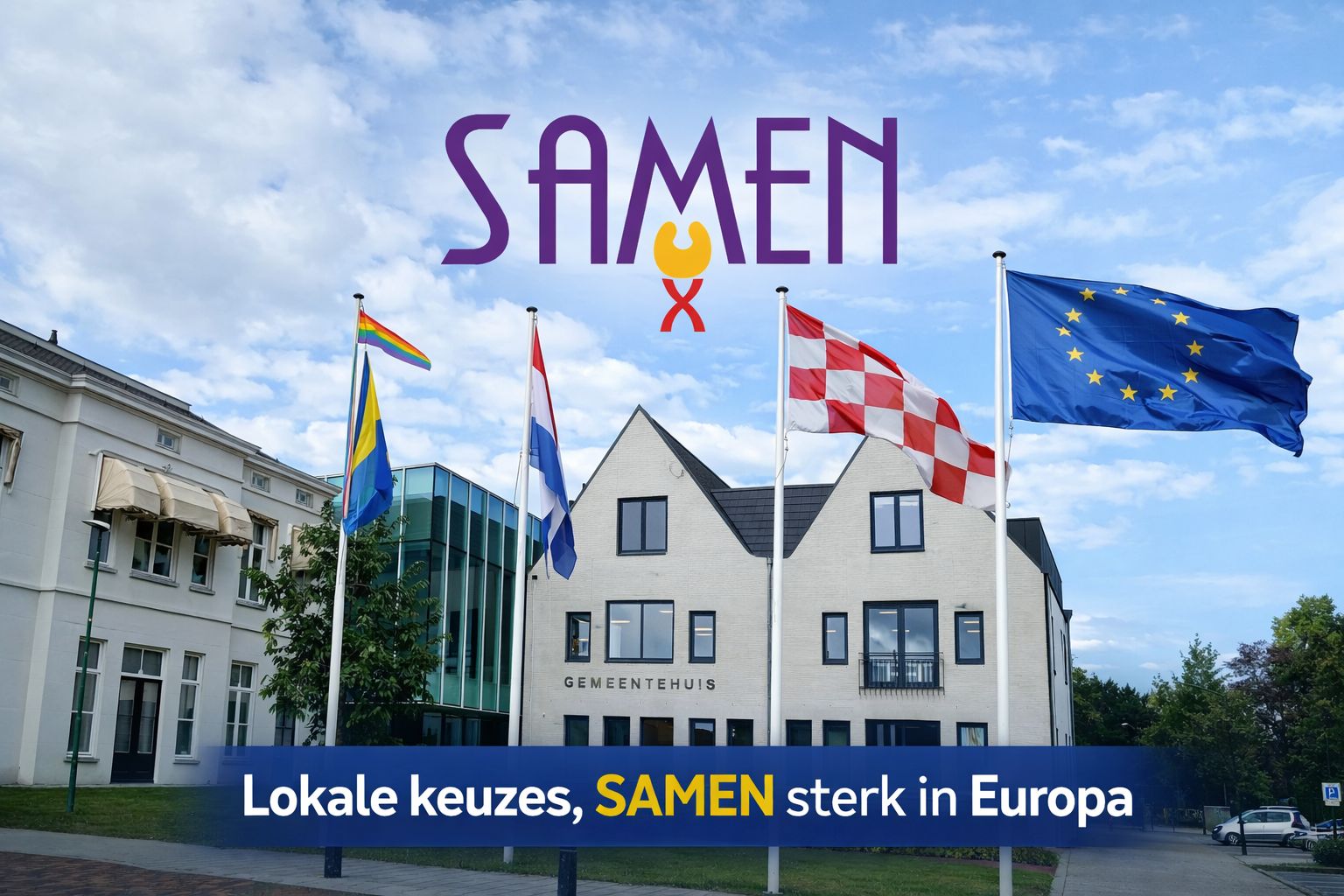 Europese vlag Geldrop-Mierlo